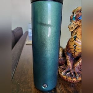 Starbucks 2020 Teal Metallic Coffee Tumbler 20oz